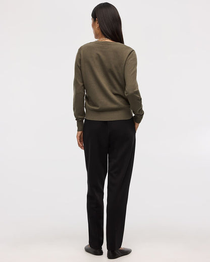 Pull à manches longues et col en V