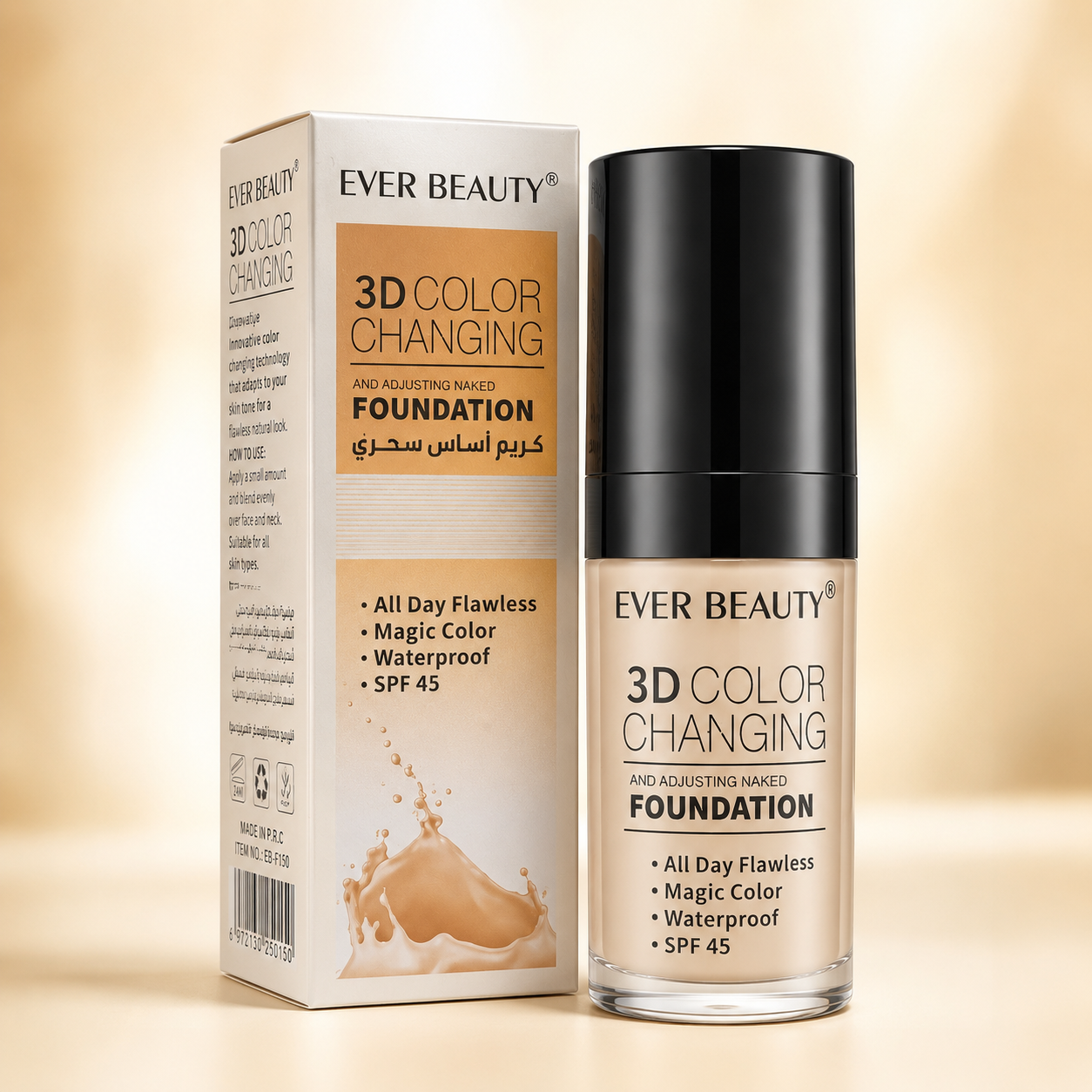 Pack makeup Waterproof Ever Beauty